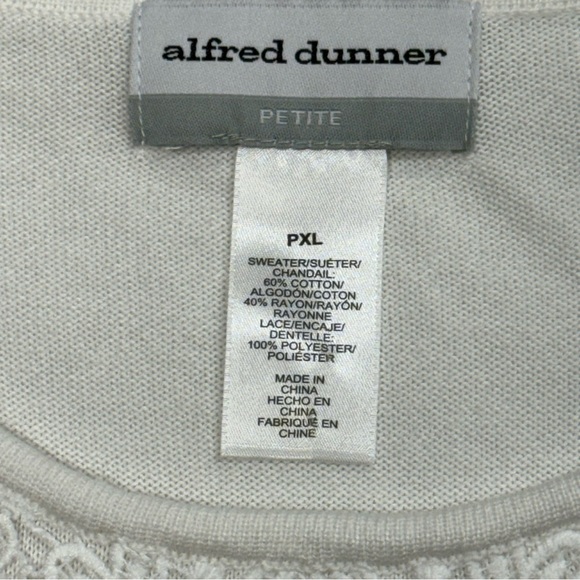 Alfred Dunner size PXL white and gray ombré shirt NWT, never before worn! - Picture 8 of 10